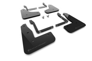 Toyota Camry Mud Flap Kit - Rally Armor - UR, Metallic Black Logo - Black - `25-`26
